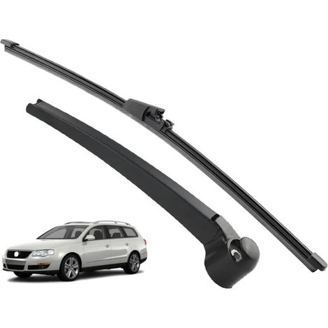 Komplett-Set Heckwischer mit Arm und Wischerblatt 285 mm für VW Passat B6 – Kombi, Polo 9N, Skoda Fabia II