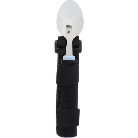 Ergonomischer Löffel für Senioren – Griffiges Besteck mit Haltegurt (1/5)