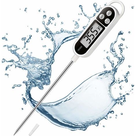 Portable Digital BBQ Thermometer - Instant Reading for Meat, Cooking, Candy, Baby Milk (1/4)
