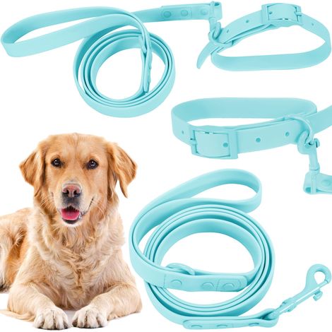 Leash and Collar PJ-078 blue L