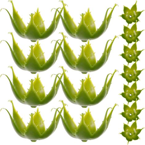 Lot de 100 Supports en Plastique pour Fleurs Artificielles, Base pour Décoration DIY, pour Bouquets et Compositions de Fleurs (1/5)
