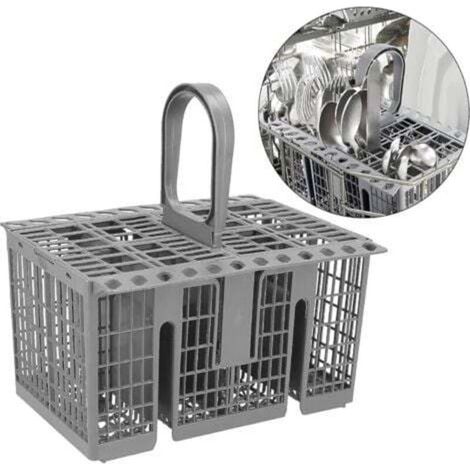 Großer, universeller Besteckkorb für Hotpoint-Geschirrspüler 99673-8729, C00257140, C00386607, grau (1/4)