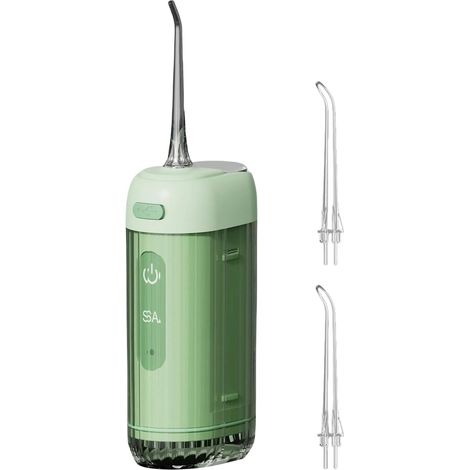Douche buccale irrigateur buccal, 200 ml, sans fil, électrique, portable, douche buccale pour adultes, à la maison, en voyage, en vacances, à la salle de sport, à l'école (1/5)