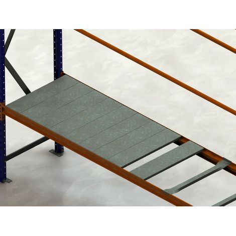 Metallboden für Weitspannregal 80 x 15 cm Traglast 58 kg