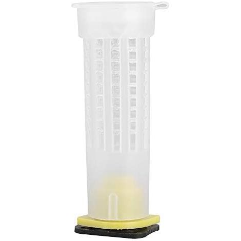 Juego Cría de Abejas Reina Apicultura Cría Copa Kit de Abeja Reina Las jaulas de Rodillos Apicultura Cría de la Jaula de la Abeja Reina Rodillo Jaula Herramienta Cría Apicultor 10 PCS (1/3)