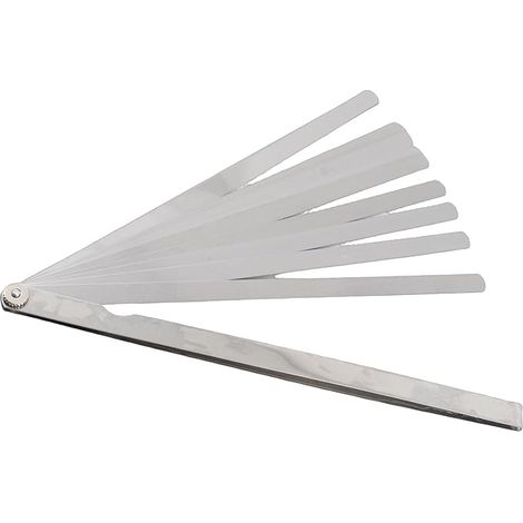 300mm Gap Feeler Gauge 17 A311 25 Bladeextra Long Feeler Gauge Plyisty Feeler Blades 300mm Blades Metric 0.02-1Mm Thickness Stainless Steel Measuring Tool (1/5)