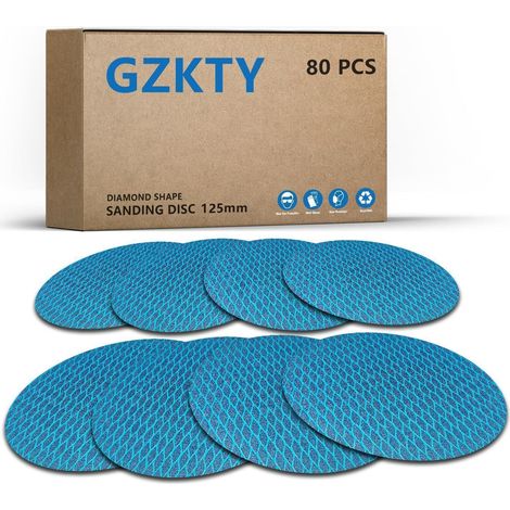 Schleifpapier Klett 60 80 120 150 180 240 320 400 125mm Ohne löcher (1/5)