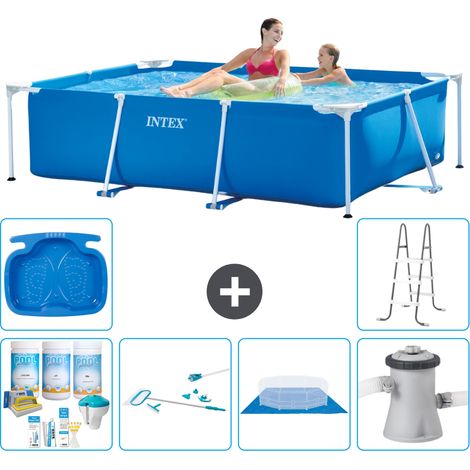 Intex Piscine Tubulaire Rectangulaire - 220x150x60 cm - 7-pièces S20822 (1/5)