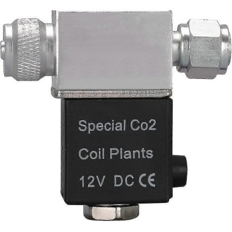 Électrovanne de régulation de CO2 - 12 V CC pour aquarium avec connexion M10 Édition 0830 (1/5)