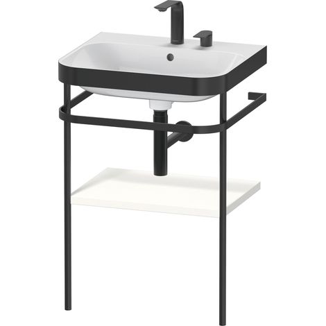Duravit Happy D.2 Plus c-bonded Set avec console métallique,