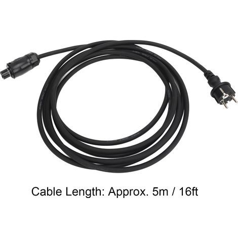 Câble Micro-onduleur 5m 230V AC Prise EU pour Système Photovoltaïque (1/5)