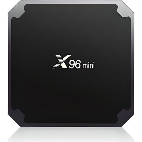 X96mini Smart TV BOX 2Go + 16Go Android 7.1.2 Amlogic S905W Quad Core 1080P 4K H.265/H.264 HDTV HDR Multimédia WiFi Noir