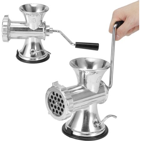 Hachoir à viande manuel en alliage d'aluminium pour saucisses, accessoire de cuisine. (1/5)
