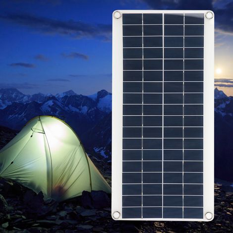 Panneau solaire multifonctionnel 8W 18V en polysilicium pour le camping en plein air (1/5)