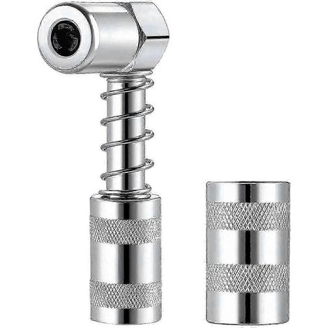Kit adaptateur pour graisseur avec manchon et 3 embouts pour pistolet à graisse (usage industriel) (1/4)
