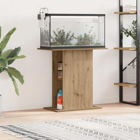 Handgefertigter Aquariumständer aus Eiche, 36 x 75 x 72,5 cm, Holzwerkstoff (1/5)