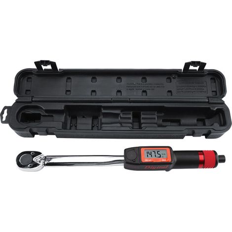 CLE DYNAMOMETRIQUE DE GRANDE PRECISION Clé d'atelier numérique 1/2"Sq Drive 30-150Ft.-Lb mesures (40-200N-m) (1/5)