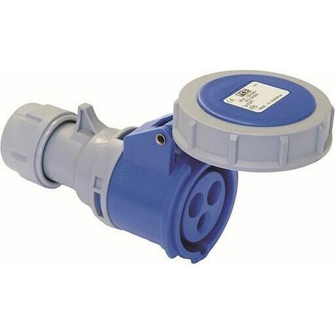 Adaptador pce kupplung 16a 3p 6h ip67 impermeable polvo