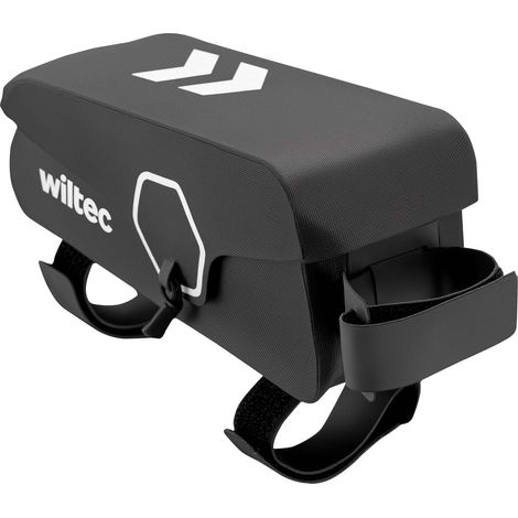 Wiltec Bolsa para tubo superior de bicicleta bolso de cuadro bici carretera gravel, bulto impermeable para e-bike con cierre magnético bikepacking mochila marco resistente