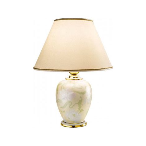 Kolarz GIARDINO - Lampe de table Lifestyle Fabric Tapered Shade Or poli, 1x E27 (1/4)