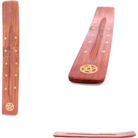 Attrape cendres Pentagramme & étoiles Bois de Shesham