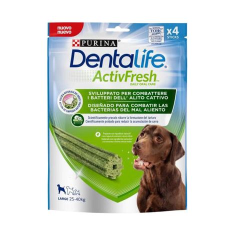 SNACK PERRO GRANDE DENTALIFE ACTIVFRESH 115G