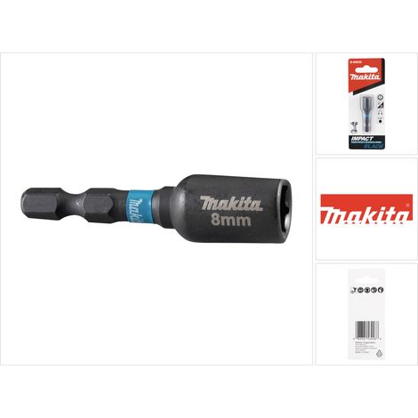 Makita B-66830 Steckschlüssel SW8 50 mm 1/4" Impact Black (1/5)