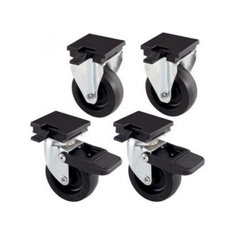 Ferplast L388 Kit 4 Roues Kit de roulettes pour porte-chiens Atlas 70 . Variante L388 - Misure:  -