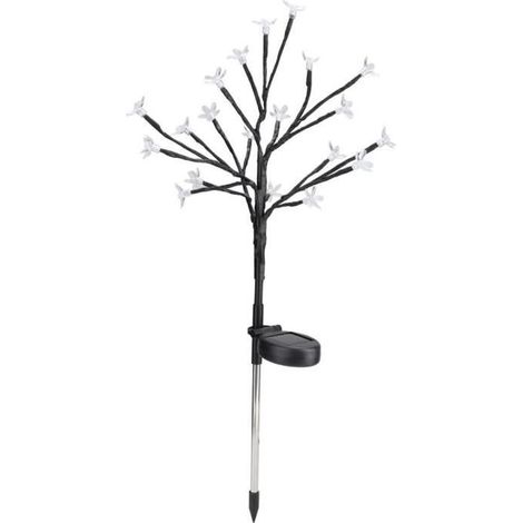 20 LED-Lichterketten, wasserdicht, solarbetrieben, Kirschblüten-Gartenbeleuchtung für Garten, Hof und Landschaft (1/4)