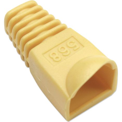 INTELLINET Copriconnettori per Plug Copriconnettore RJ45 giallo conf. 10 pz (1/3)
