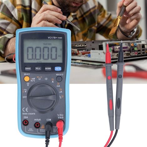 VC17B+ VC890D Digitales Multimeter mit automatischer Bereichswahl, Hochpräzisionsmultimeter (1/5)