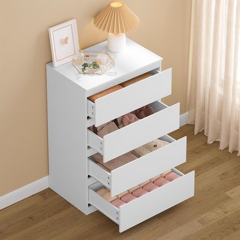 WOLTU Cassettiera per camera da letto, Bianco, 60x40x90 cm (1/5)