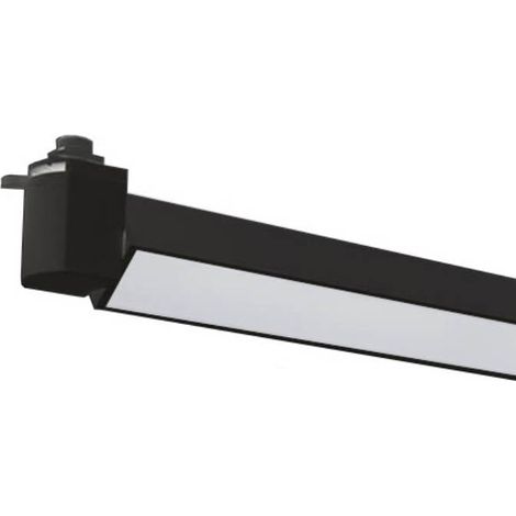Spot LED pour Rail Linéaire Dhin Noir 24W Monophasé - DSC 6000K - Ledme - LM3126 (1/4)