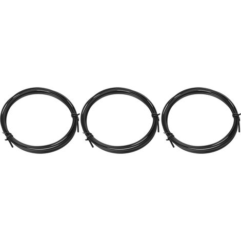 Tuyau d'huile de frein pour vélo de montagne, 3 pièces noires de 1 mètre, accessoires cyclisme (1/5)