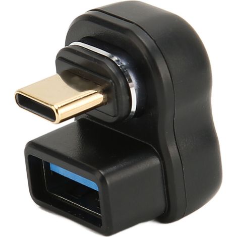 Thunderbolt USB-C-Adapter, Hochgeschwindigkeitsübertragung mit 10 Gbit/s, magnetischer Anschluss, unterstützt Videoausgang, vergoldete Pins, geeignet für eine Vielzahl von USB-C-Geräten.