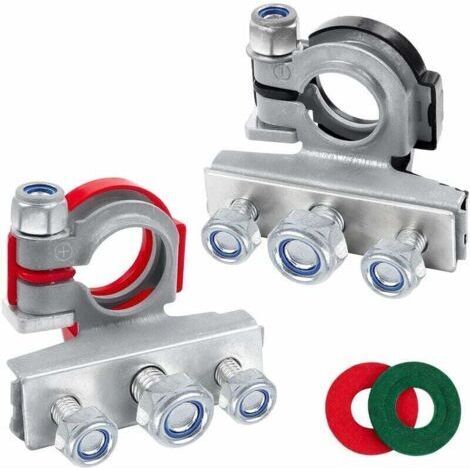 Connettore per batteria da 12V, a sgancio rapido, tenuta sicura, realizzato in rame puro con protezione anticorrosione per auto, camion, barche, camper 1