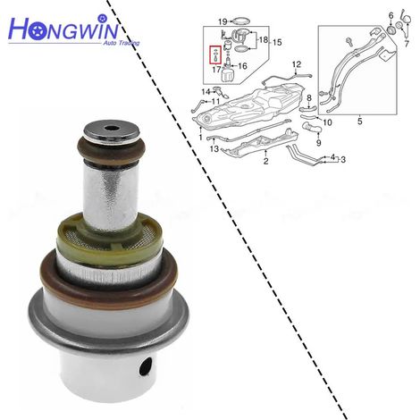 Applicable au régulateur de pression de carburant Toyota 23280-21010 (1/4)