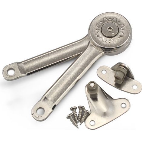 CSPARKV Ferrure pour Abattants 75-100° Compas pour Abattants Support pour Abattants pour Cadre en Bois ou Alu (1/5)