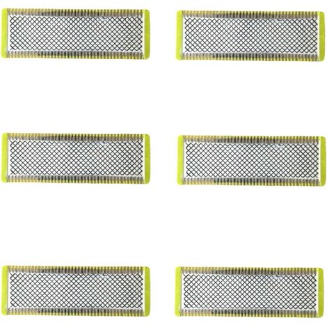 6 Pièce One Blade Rasoir Lame Compatible Avec Philips Oneblade De Remplacement Pro Lames Hommes (1/5)