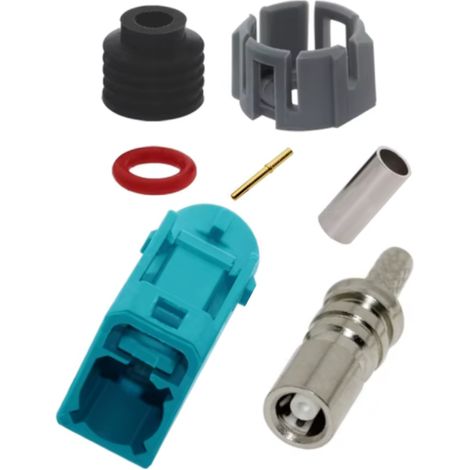 Presa Fakra RG58 codice-Z dritta impermeabile