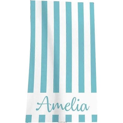 Bride serviette de plage Bride bleu Striped serviette de plage Bride pour Be Bridal Shower pour Wedding Engagement Party