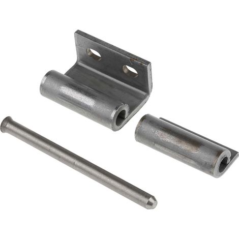 Rs Pro – Charnière encastrée en acier 80mm x 30mm x 3mm – Pack de 2 – Pour bois dur et teck – Type battant libre, fixation par vis (1/4)