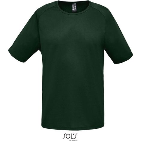 Camiseta Hombre Manga Raglán SOL'S SPORTY L Verde bosque