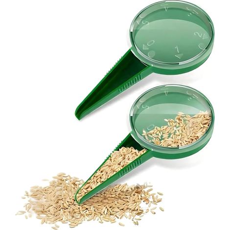2 PCS Plastique Outil de Semis de Jardin, Distributeur De Semences Semeur Planteur Graines Cadran 5 Réglages Différents Semoir Jardinage Outils (1/5)