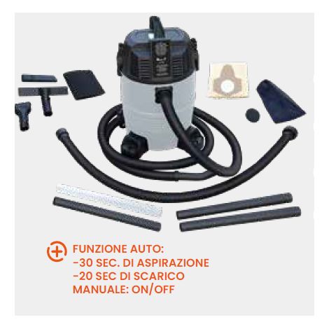 VINCO 40602  ASPIRALIQUIDI PER PISCINE PLASTICA 1400W 35 LT + PRESA
