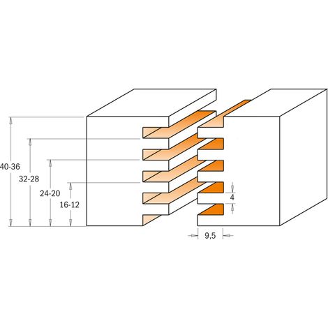 800.616.11 FRESA PARA JUNTAS HM Z3 S=12.7 D=47.6 (1/4)