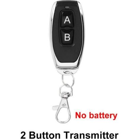 Recepteur Porte Garage - 2 Canaux RF 300-900 MHz - Universel Code Fixe Roulant et Apprentissage - 5,5 x 4,5 x 1,0 cm - 1 Unite