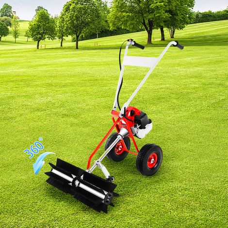 Artificial Grass Sweeper Brush 43CC 2 stroke Gas Power Broom Sweeper Cleaner