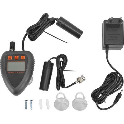 Medidor Calidad Agua WiFi Tuya, pH EC TDS SG Temperatura, Pantalla Digital ABS – Ideal para Acuarios e Hidroponía (1/5)