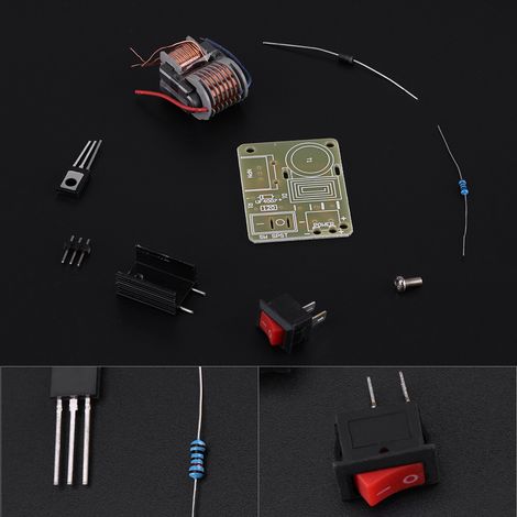 2 Kits Générateur Haute Tension 15KV Module Bobine Allumage Arc Inverter Pièces Démontées DIY (1/5)